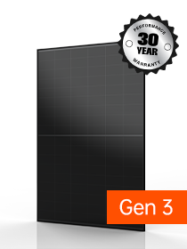 Aiko Neostar 3P 485W N-Type ABC, 54 Cell, Single Glass Black Frame, Gen 3