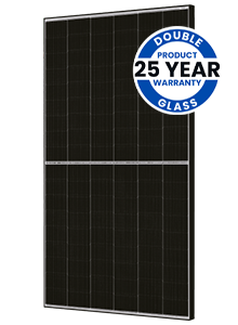 435W N-type Double Glass Bifacial with MC4 connectors (Black Frame)