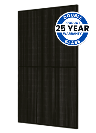 460W N-type Double Glass Monofacial Traceable LR All Black with MC4 connectors