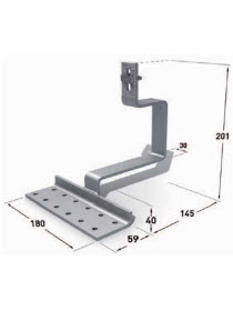 Roof Hook Stainless Steel Tegola Portoghese (no wood screw)